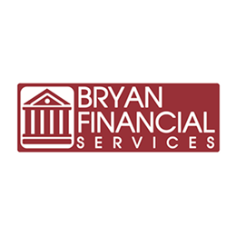 A maroon logo with a white columned building icon and the text 